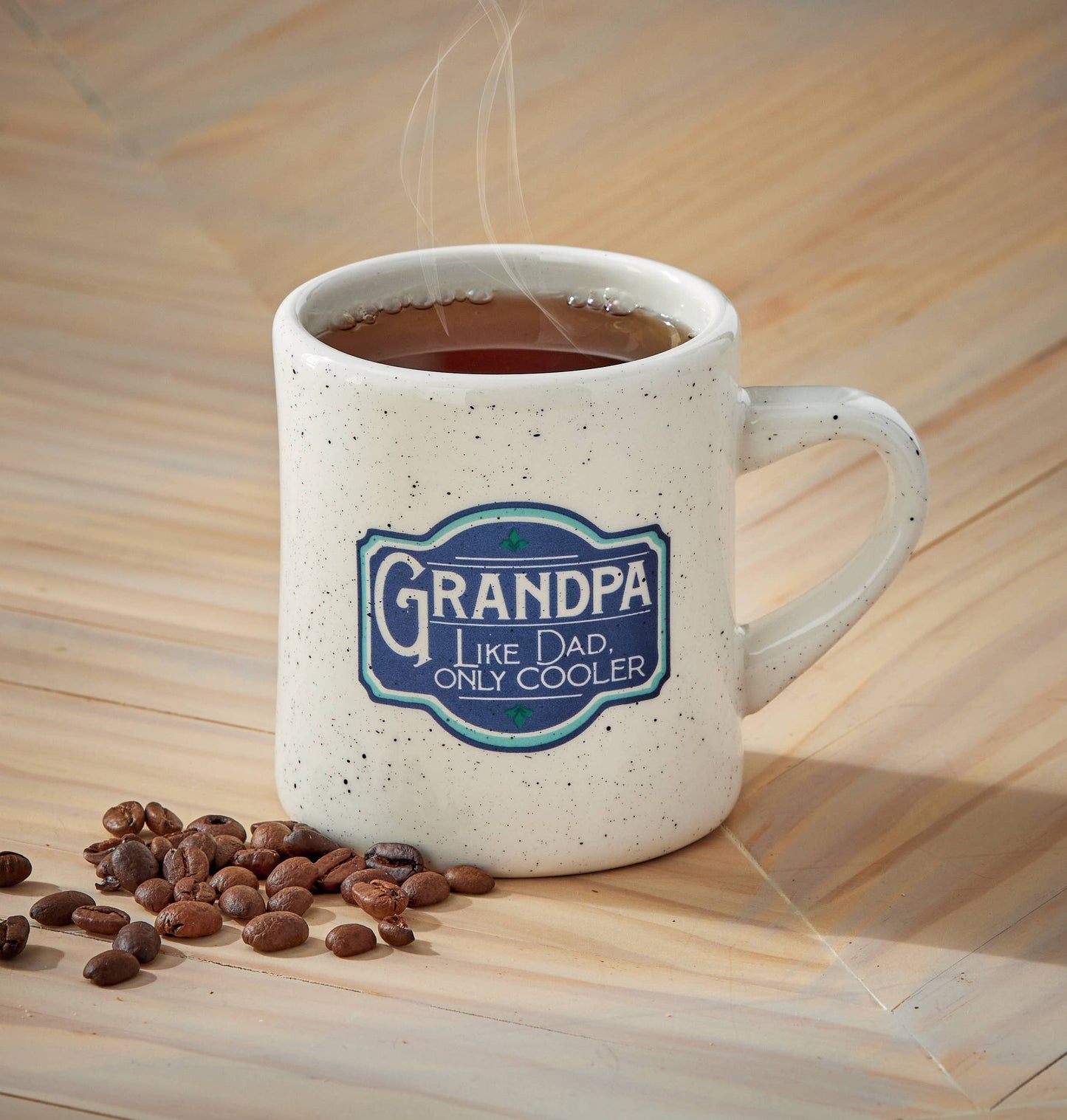 Grandpa Like Dad Only Cooler Blue Multi Earthenware Mug