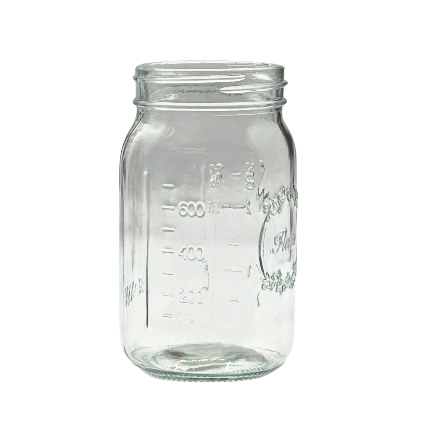 6.5"H Mason Jar Clear Glass Vase