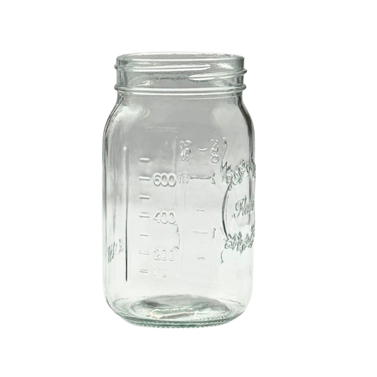 6.5"H Mason Jar Clear Glass Vase