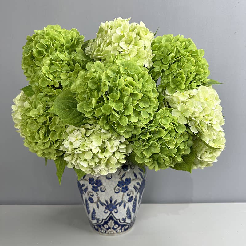 21''T Hydrangea Real Touch Fake Flower, Blooming Hydrangeas