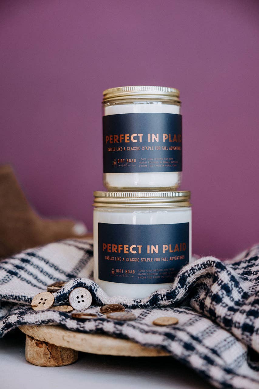 Perfect In Plaid Candle