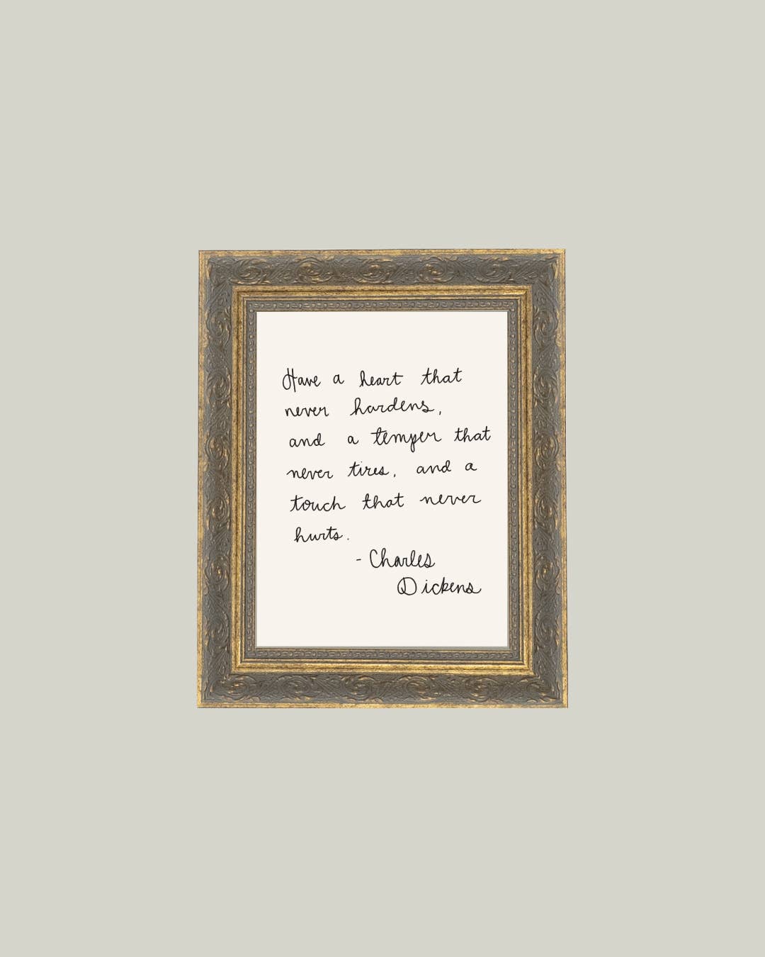 Have A Heart Framed Antique Print