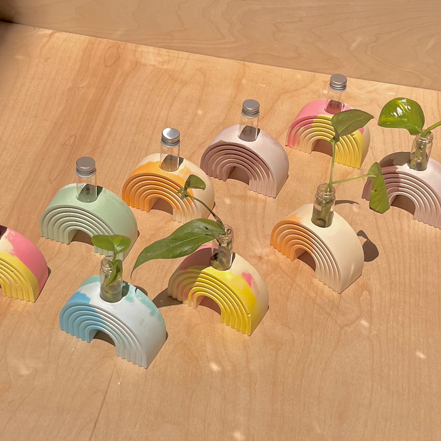 Rainbow Arch Vase | Propagation Station | Candlestick Holder
