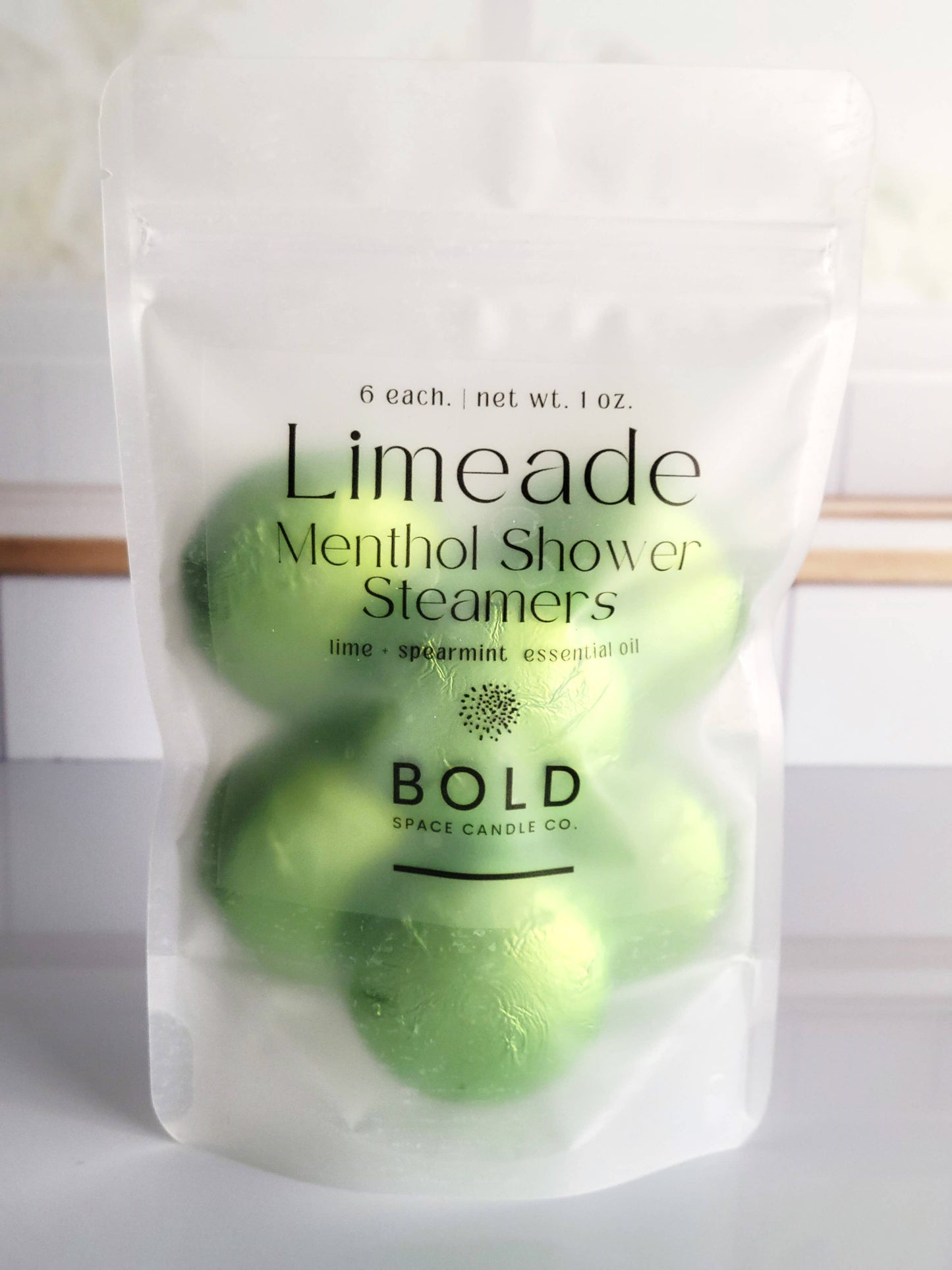 Limeade- Lime & Spearmint Menthol Shower Steamers