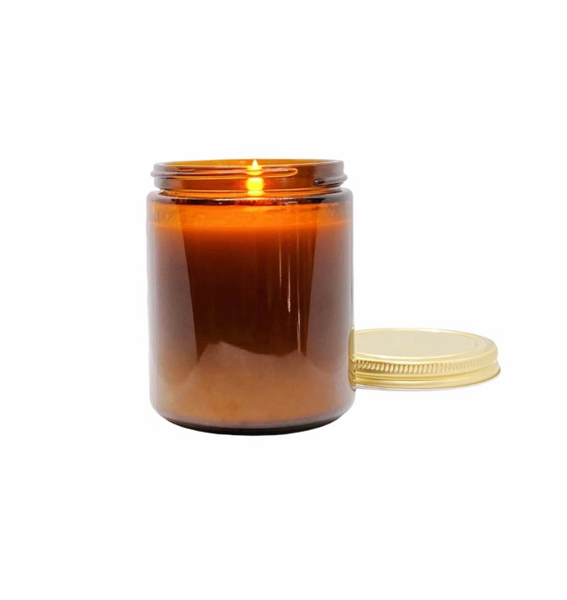 Palo Santo - 8 oz amber jar coconut wax candle 