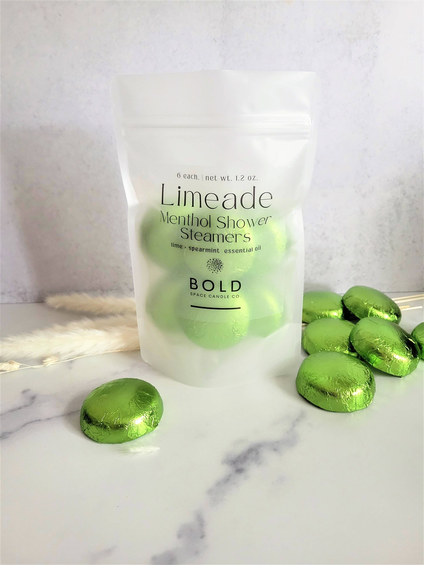 Limeade- Lime & Spearmint Menthol Shower Steamers