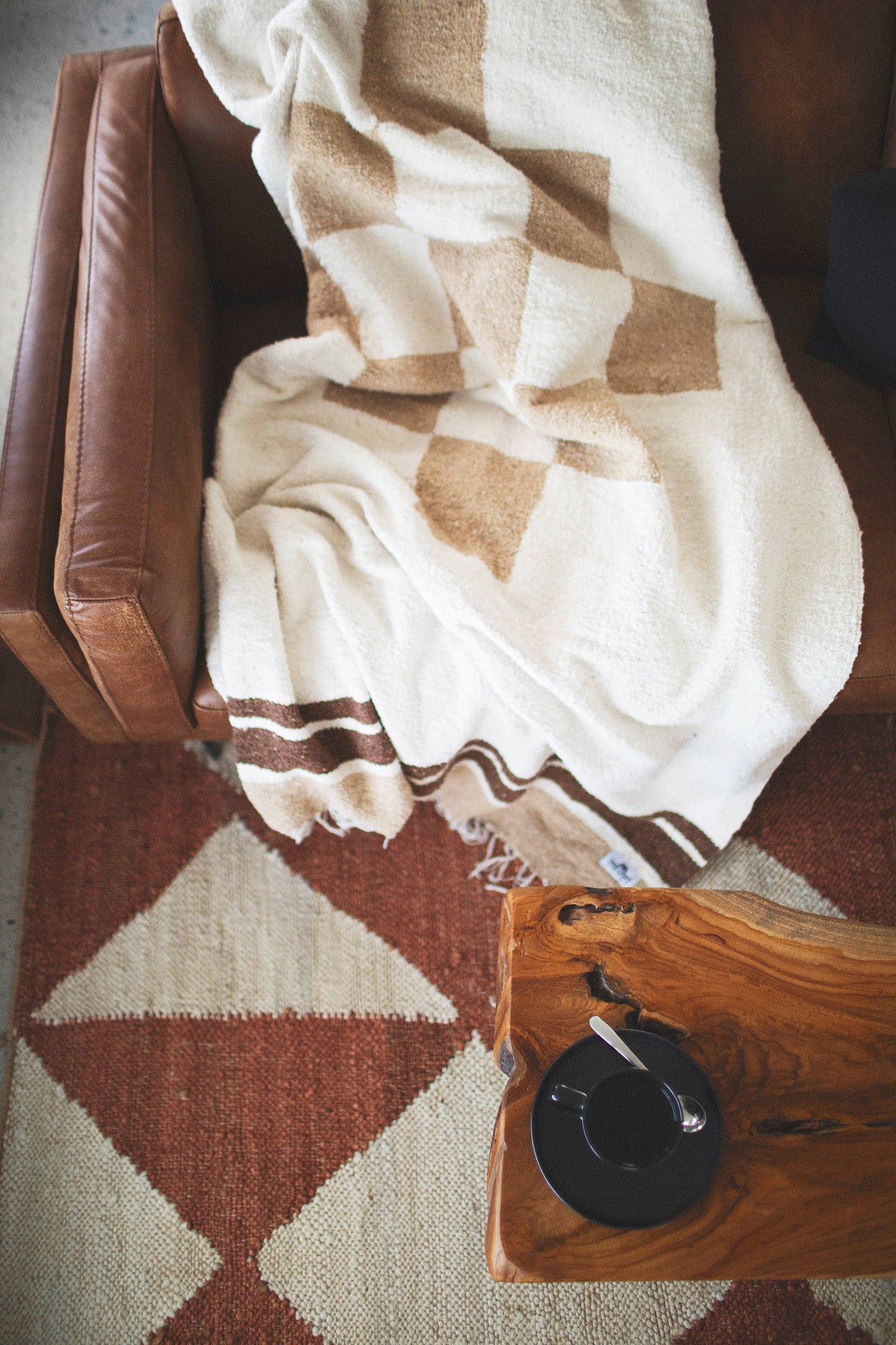 Handwoven Throw Blanket | North Star