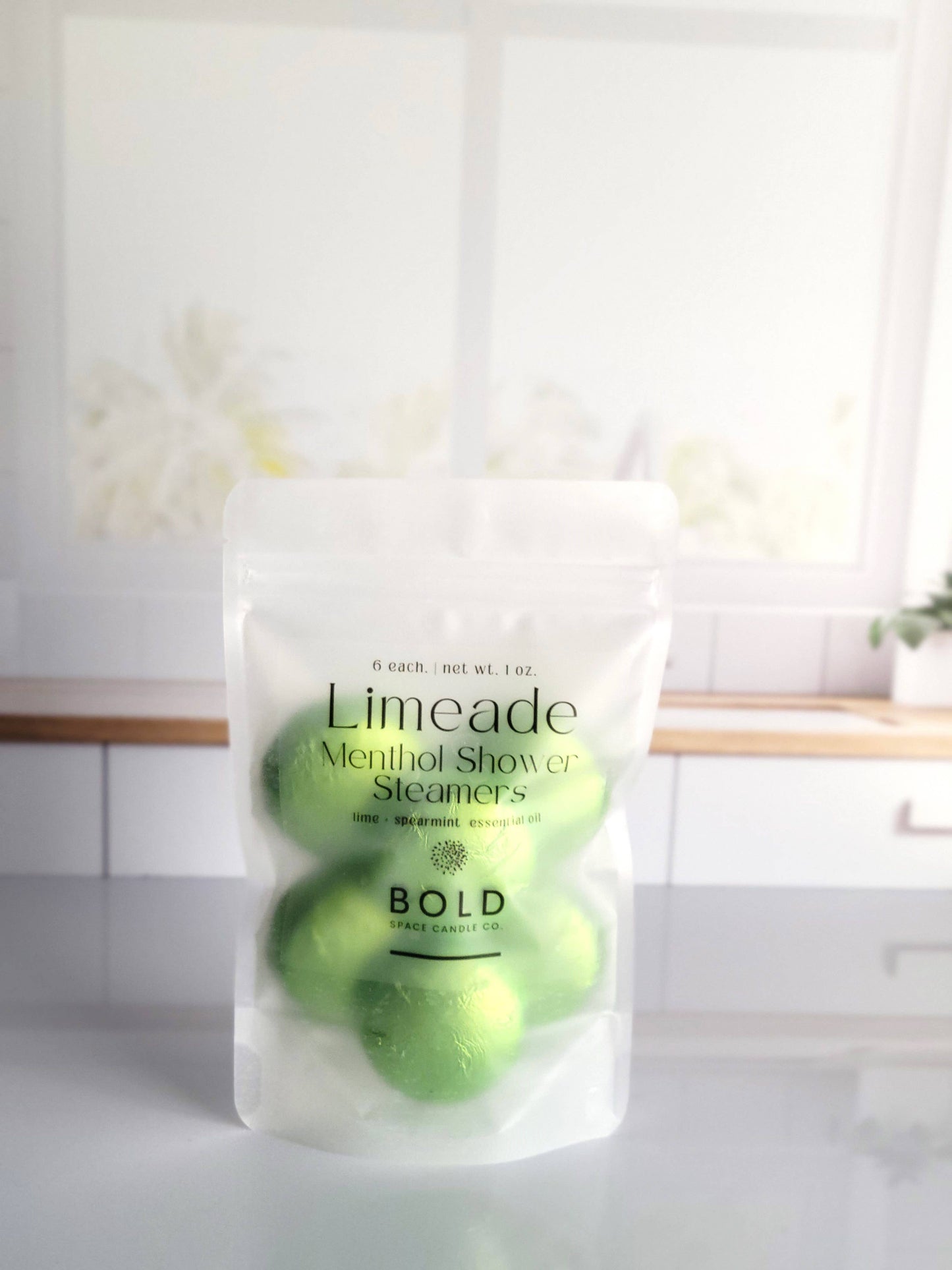 Limeade- Lime & Spearmint Menthol Shower Steamers