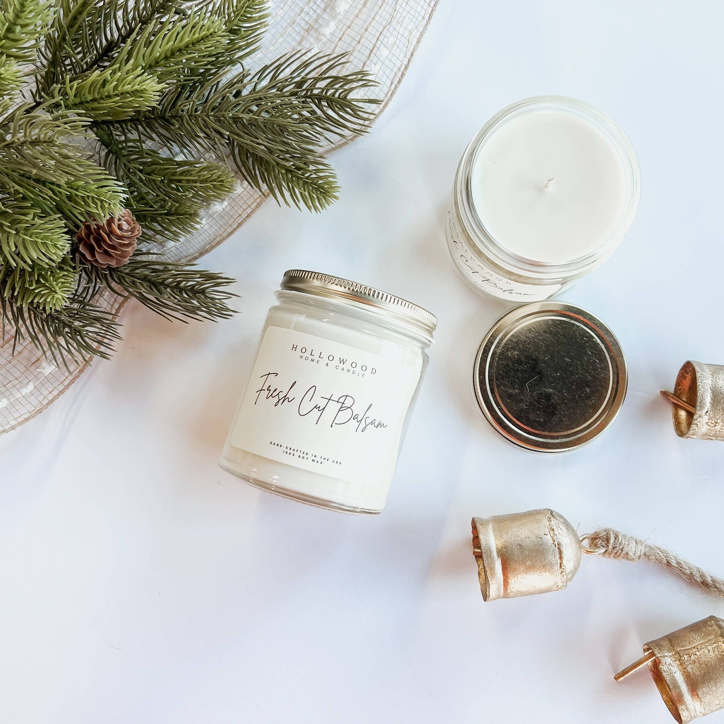 FRESH CUT BALSAM | HOLIDAY CANDLE | 100% SOY WAX | 8 OZ