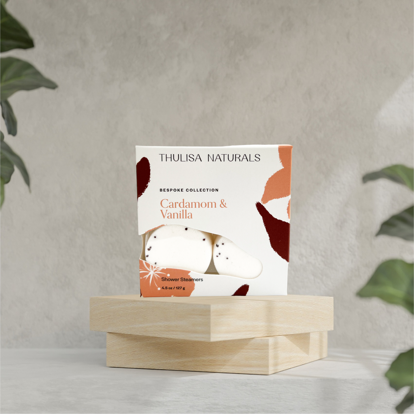 Fall Shower Steamers | Cardamom + Vanilla | 4 pack gift set