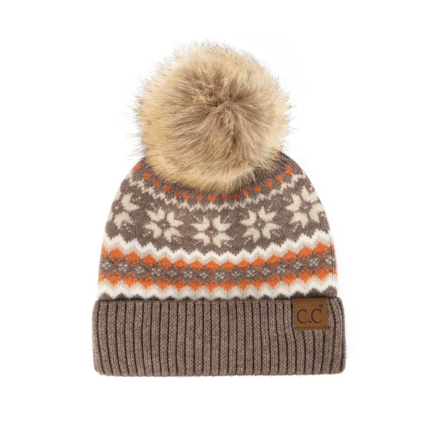 CC Nordic Fair Isle Beanie ( HAT-4029 )