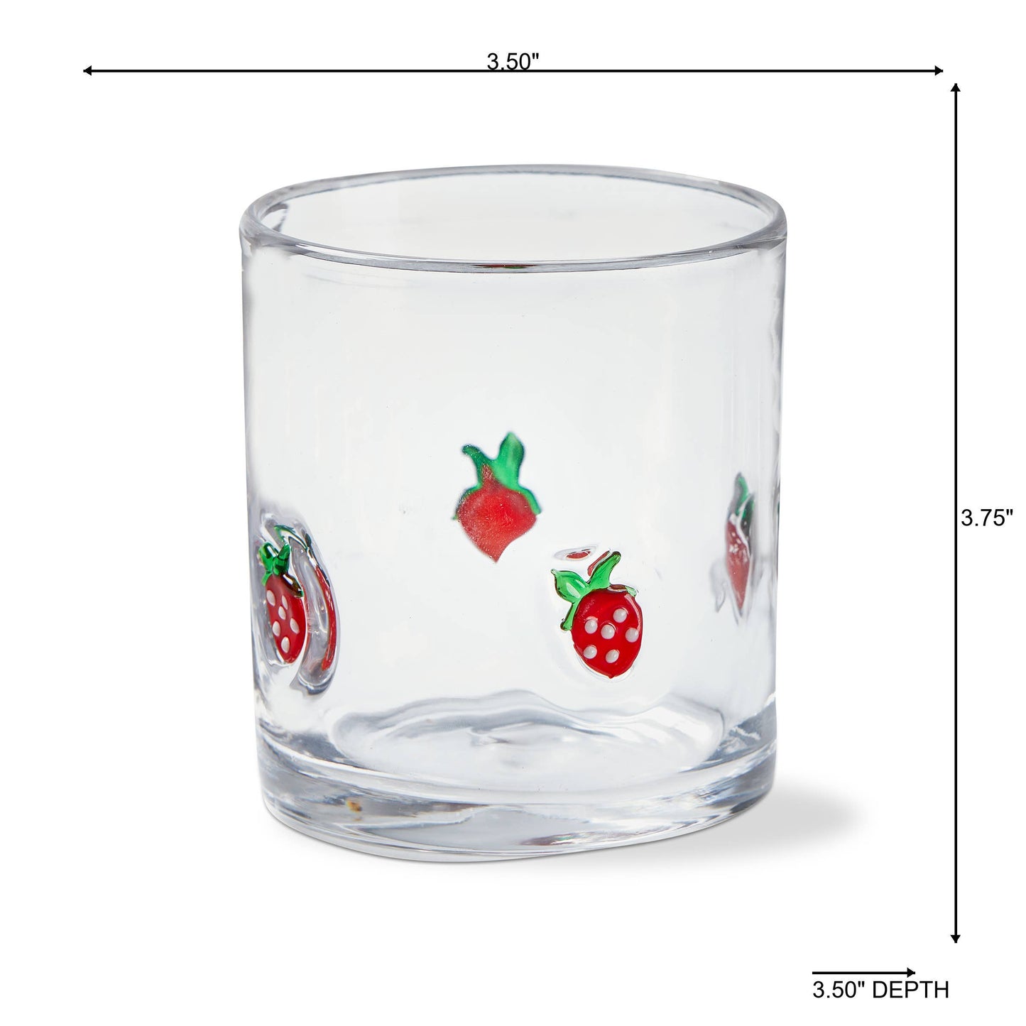Strawberry DOF Glass Red Summer