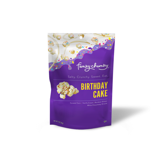 Birthday Cake | White Chocolate Popcorn | 5-ounce Bags