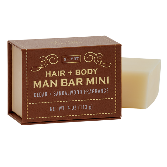 Man Bar Mini 4oz Cedar & Sandalwood