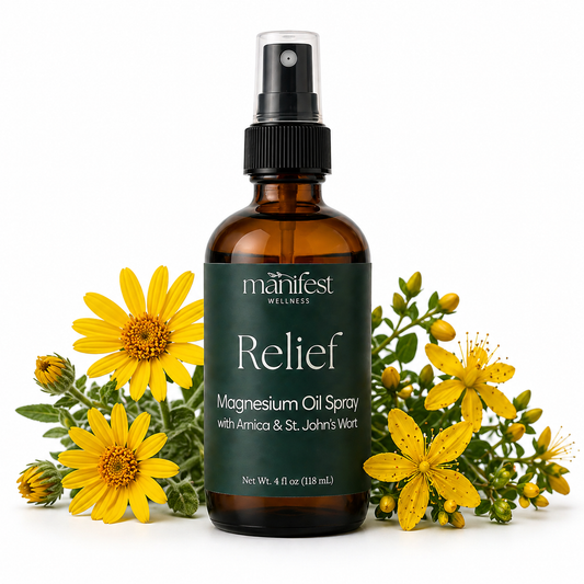 Magnesium Relief Spray Infused with Arnica + St John's Wort