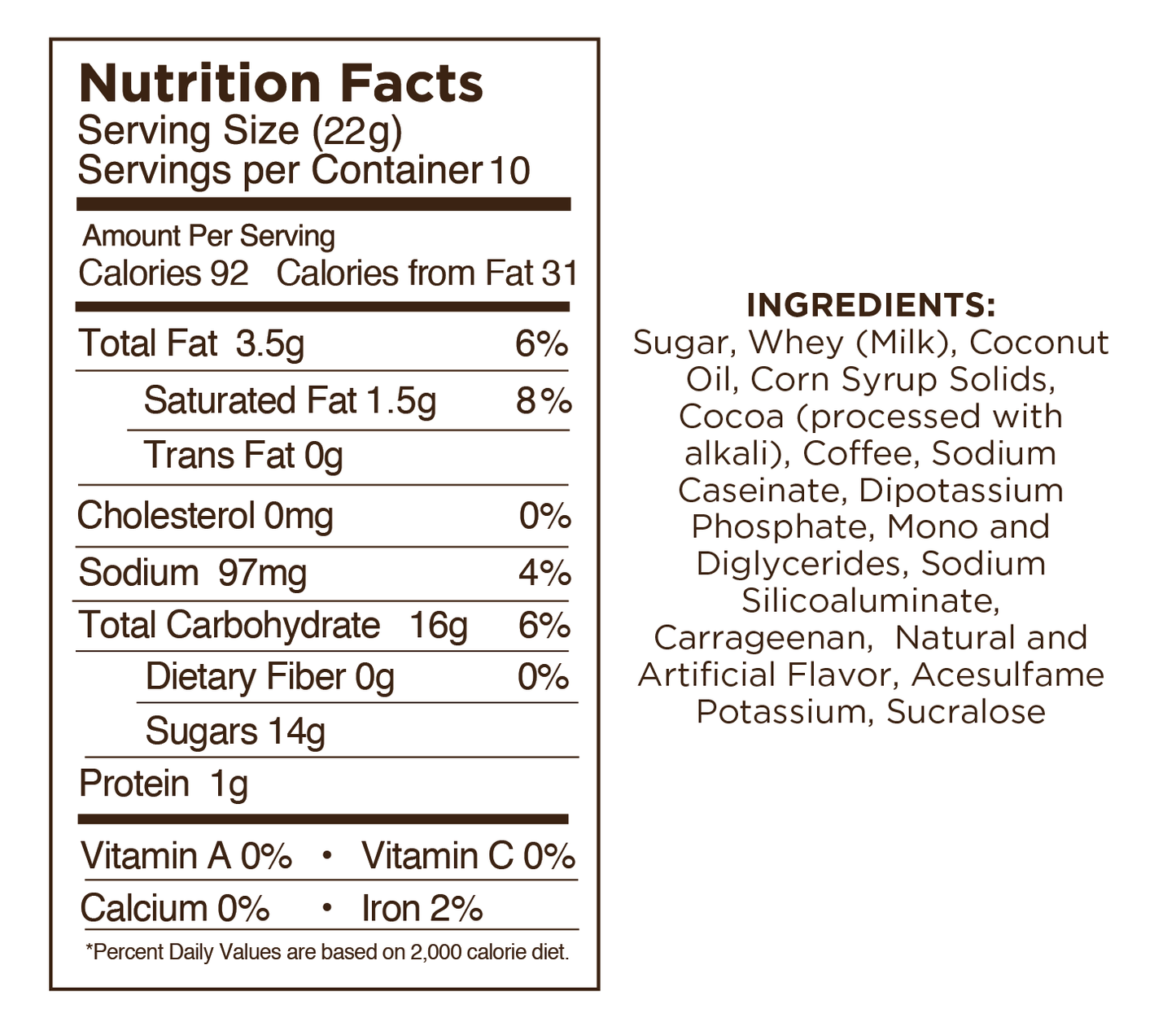 Salted Caramel Cafe Mocha 8oz Can