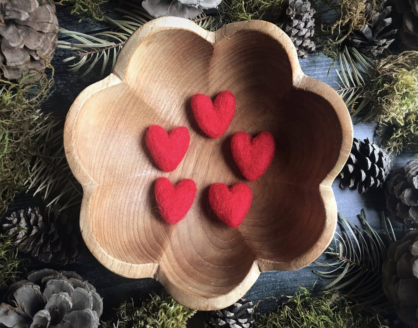 Felted Wool Heart