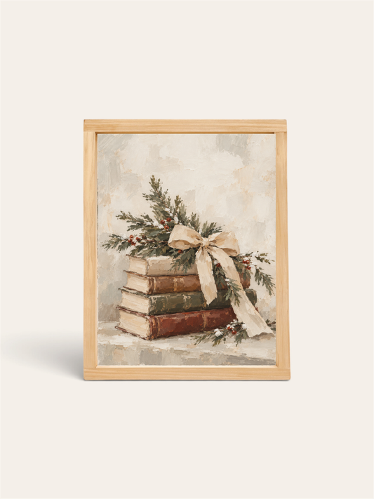 Vintage Books & Winter Greens | Holiday 2026