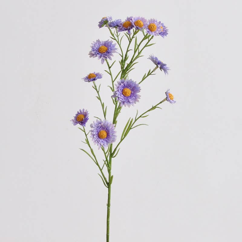 23''T Faux Mini Daisy Floral Stem, Autumn Daisies, Long Stem