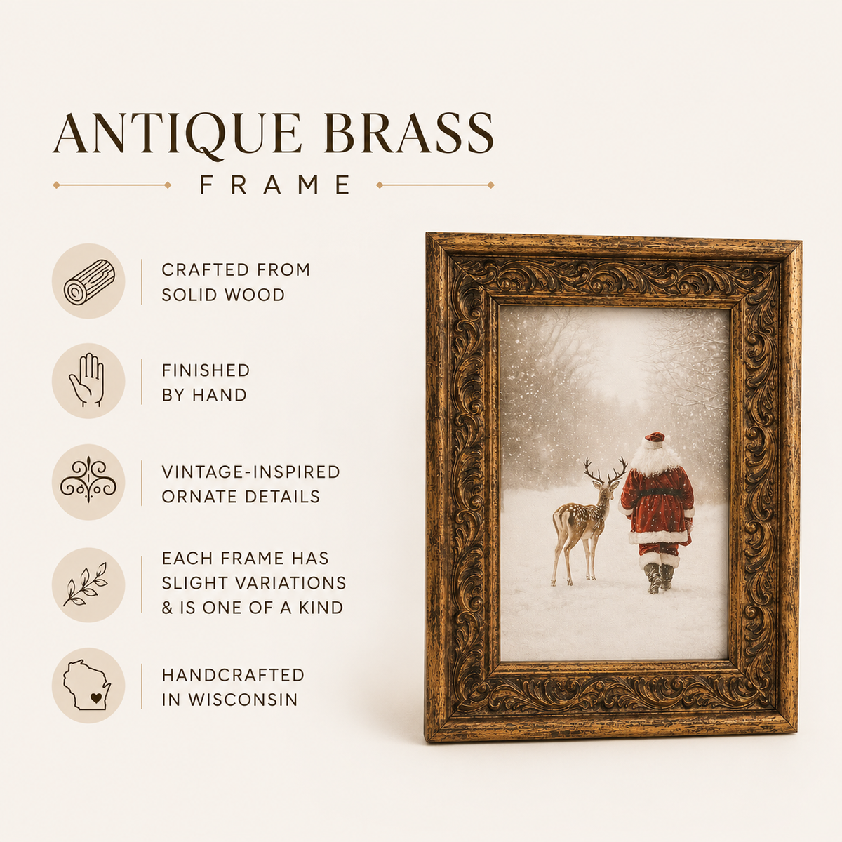 I Loved Autumn | Antique Gold Frame Wall Art
