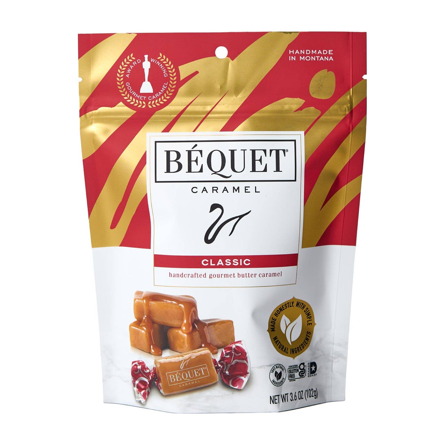 Béquet Gourmet Caramel 3.6 oz Pouch