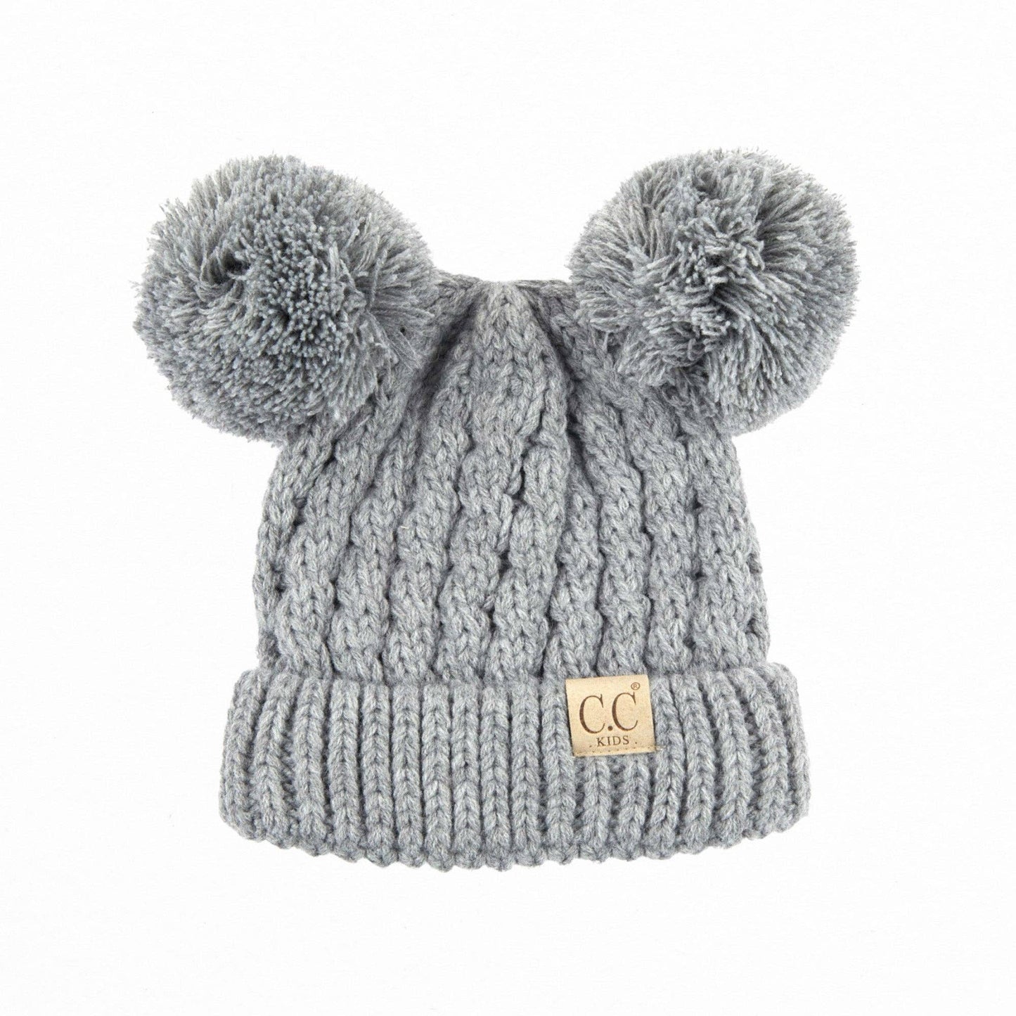 CC Kids Double Pom Beanie KIDS-24 HAT-60