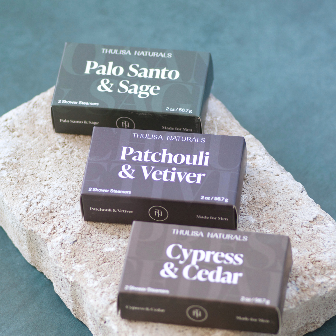 Men's Shower Steamers | Palo Santo + Sage | Men’s Grooming