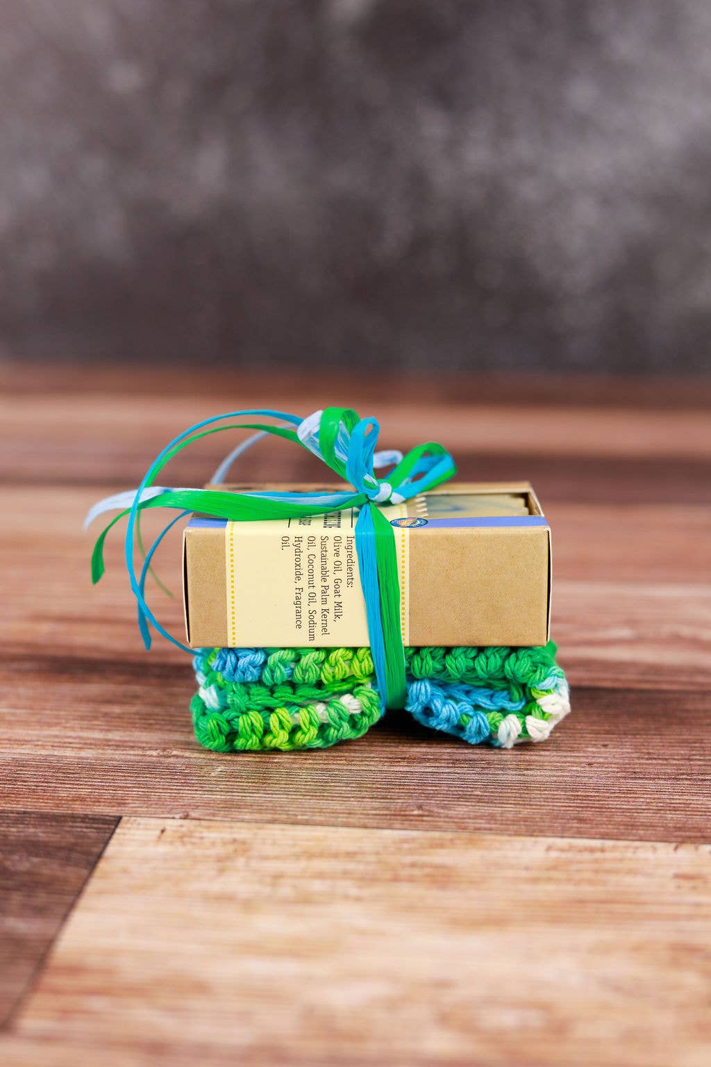 Gift Set | Handmade Wash Cloth with Goat Milk Soap