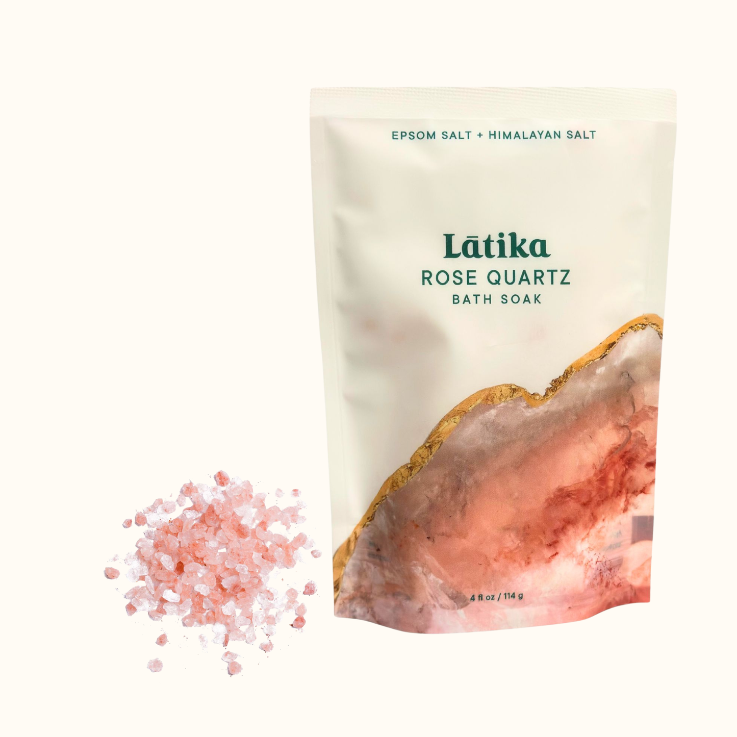 Geode Crystal Inspired Bath Salt - Rose Quartz 🔮