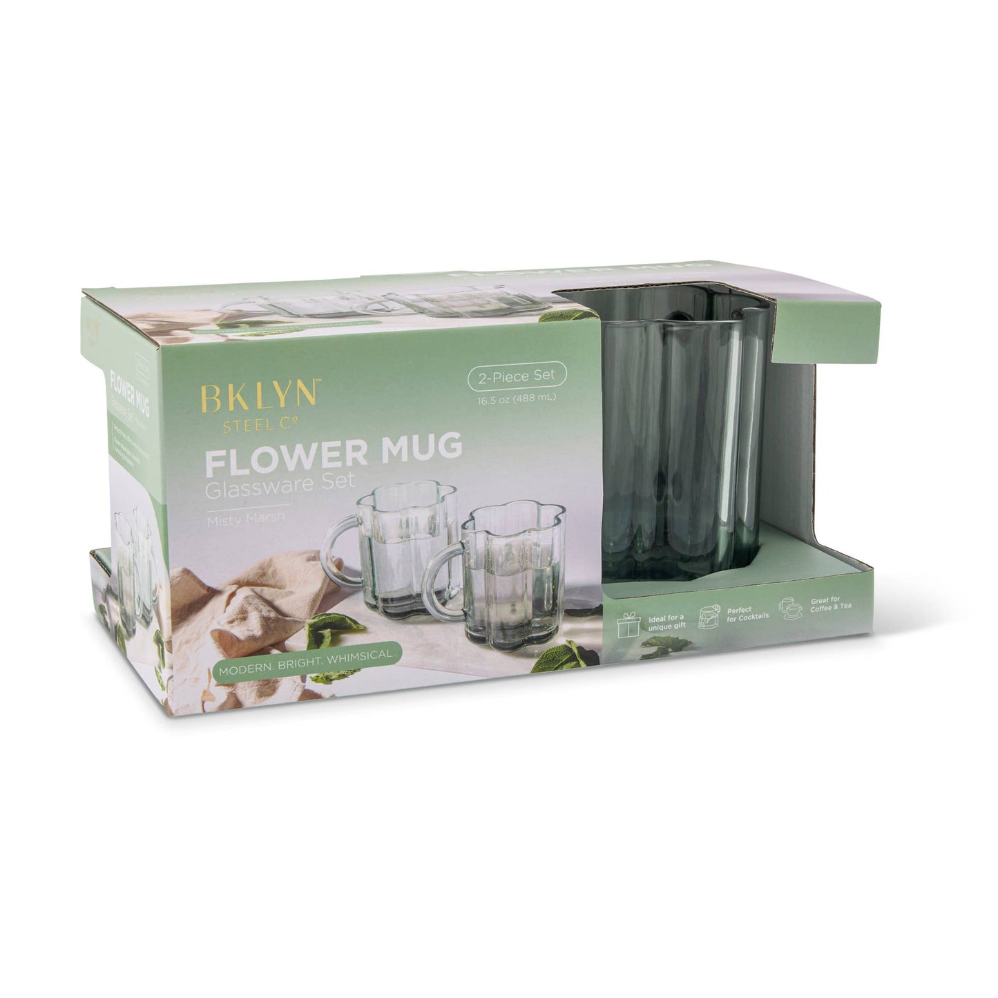2pk 16.5oz Flower Mug - MYM