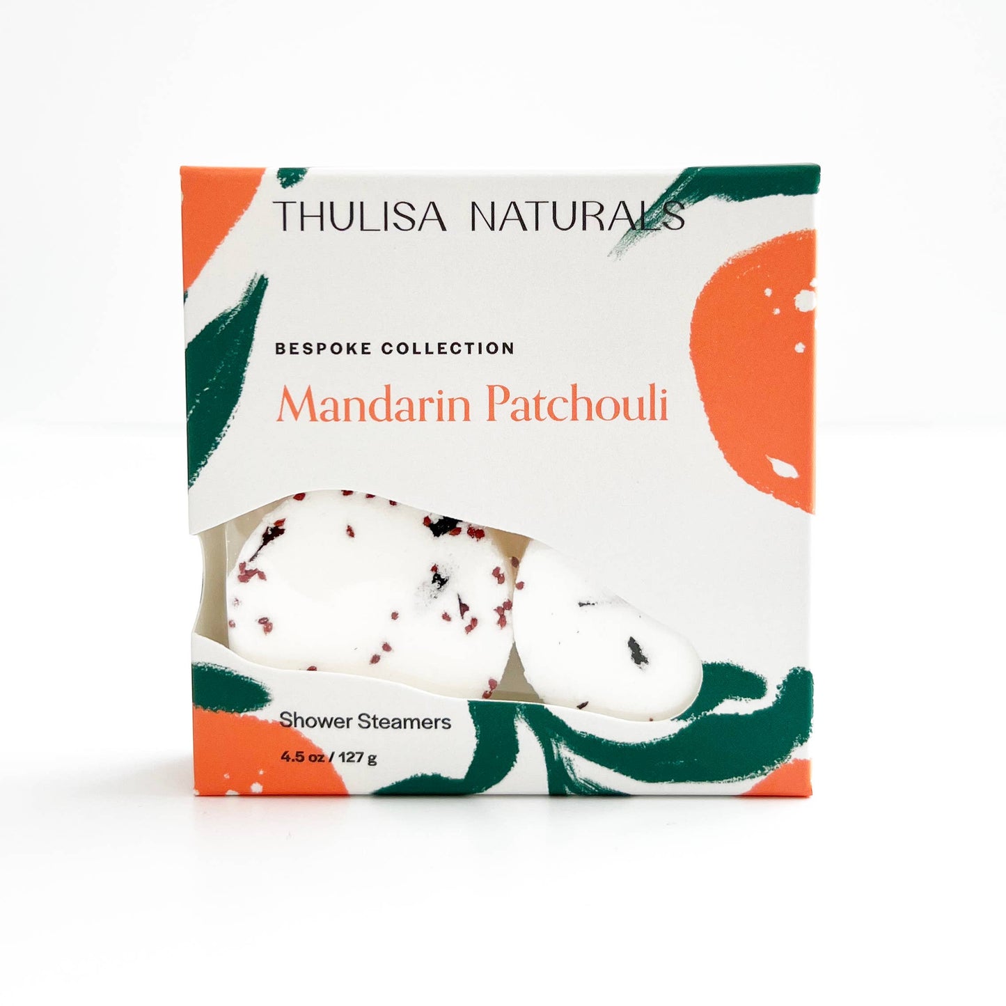Shower Steamers | Mandarin + Patchouli | 4 pack gift set