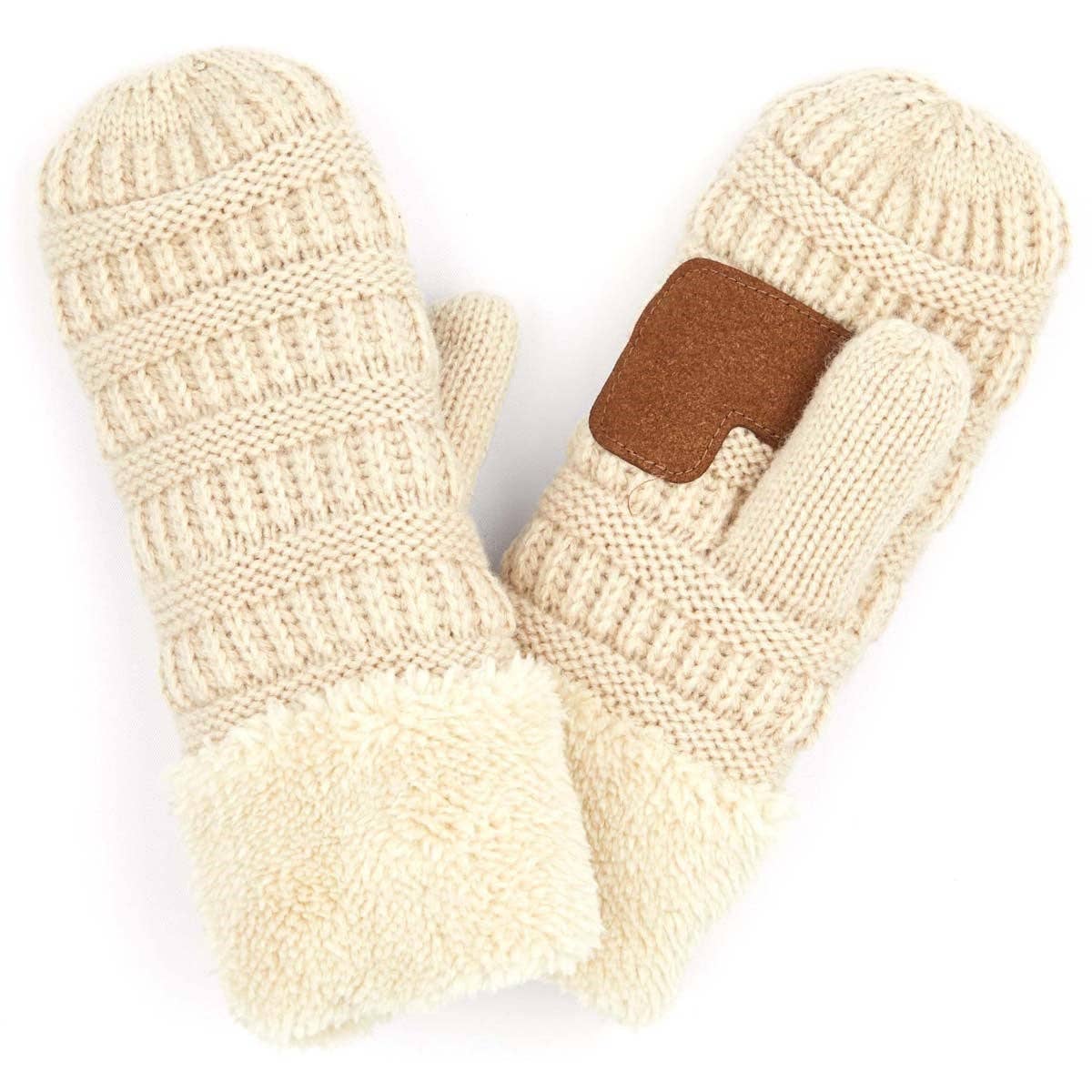 CC Sherpa Lined Mittens | 2 Sizes ( MT-25 ) ( JUNIOR-MT-25 )