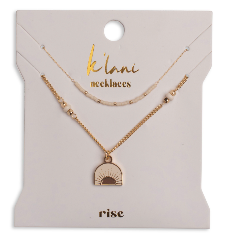 "Rise" Necklaces-NEW Gold Sun