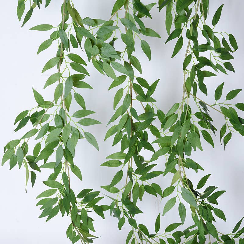 20'' Silk Eucalyptus Leaves Bush, Fake Seeded Eucalyptus
