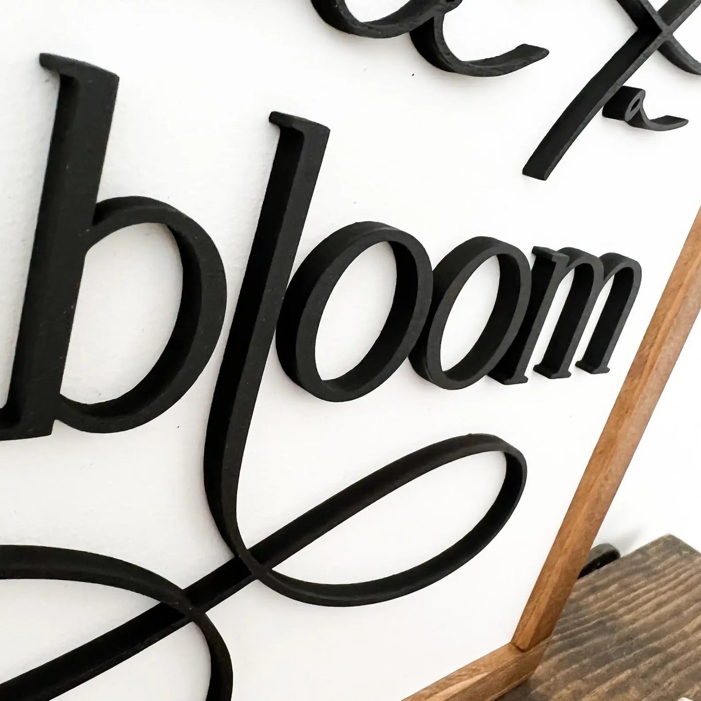 It's Time to Bloom Laser Cut Sign