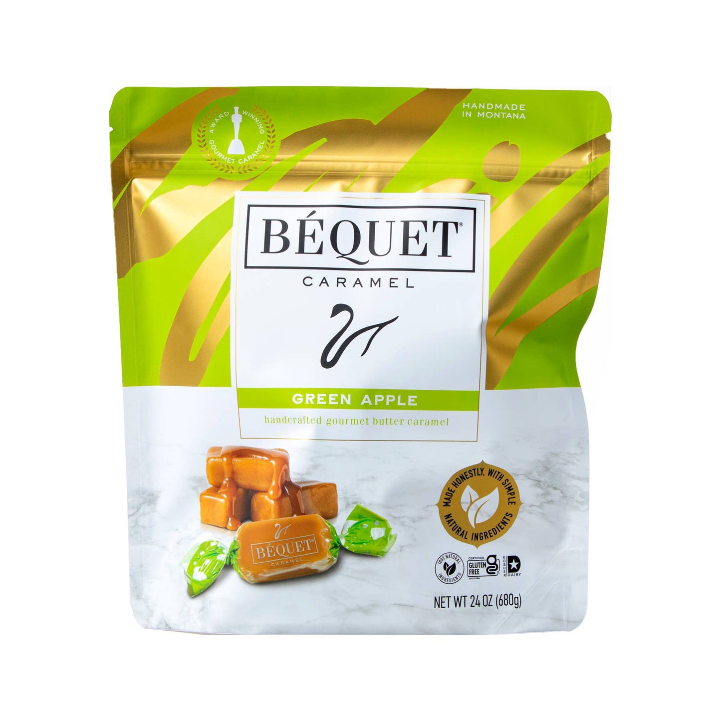 Béquet Gourmet Caramel 24 oz Resealable Pouch