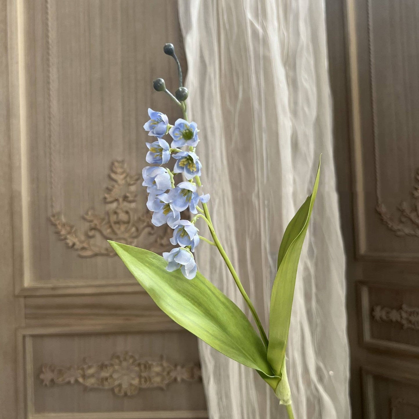 15''T Faux Lily of The Valley Flower, Tiny Wild Flowers