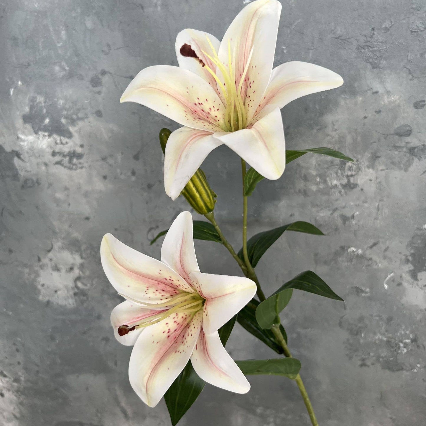 23''T Faux Nature Touch Lily Flower Stem, Autumn Lilies