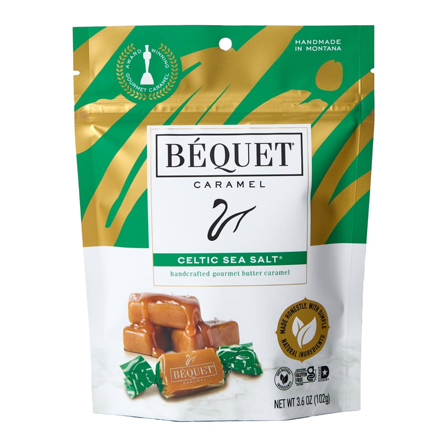 Béquet Gourmet Caramel 3.6 oz Pouch