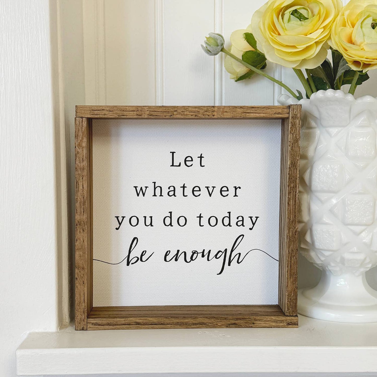 Let Whatever You Do Today - Simple Word Art - Cute Sign