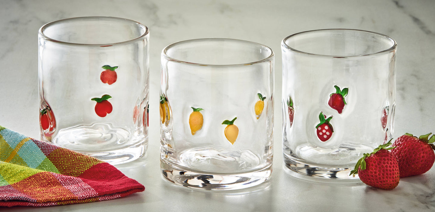 Strawberry DOF Glass Red Summer