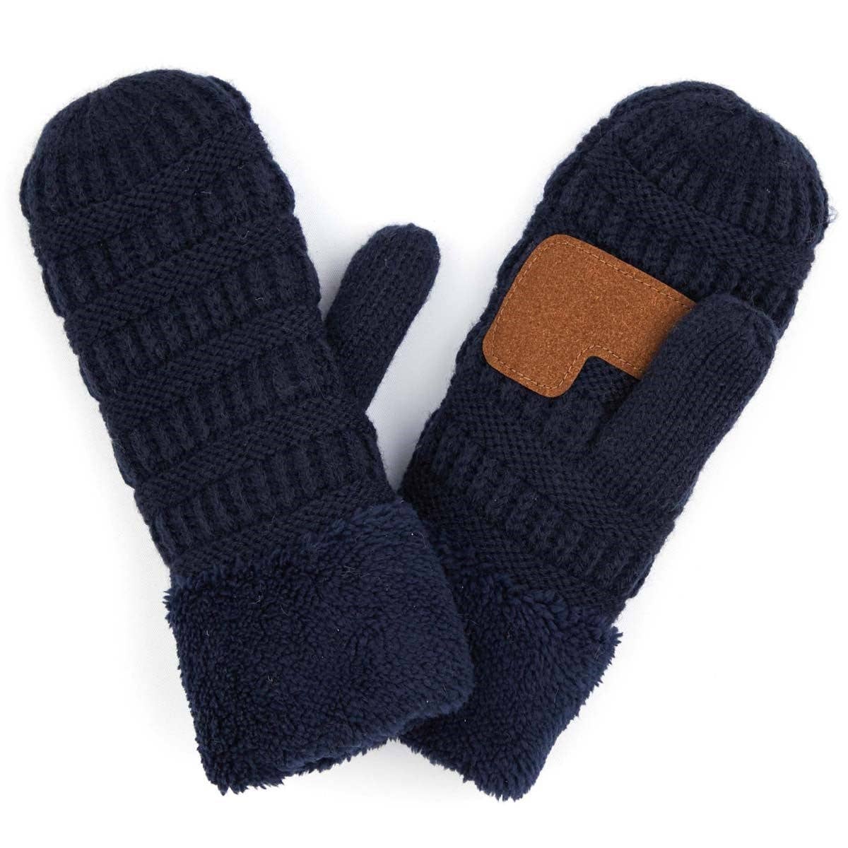 CC Sherpa Lined Mittens | 2 Sizes ( MT-25 ) ( JUNIOR-MT-25 )