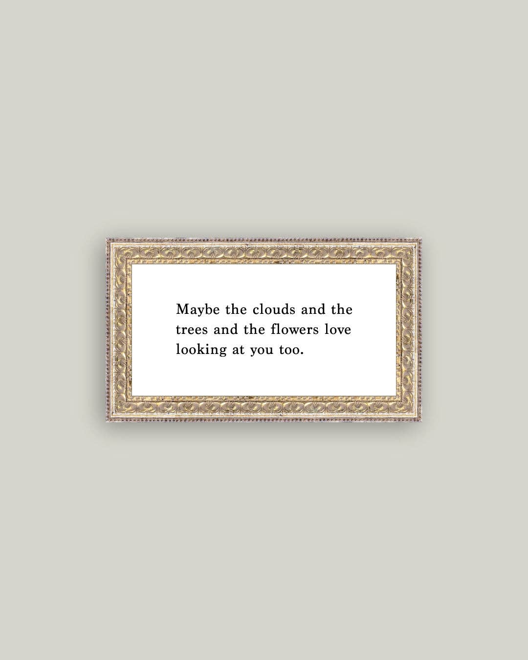 Maybe Framed Antique Print