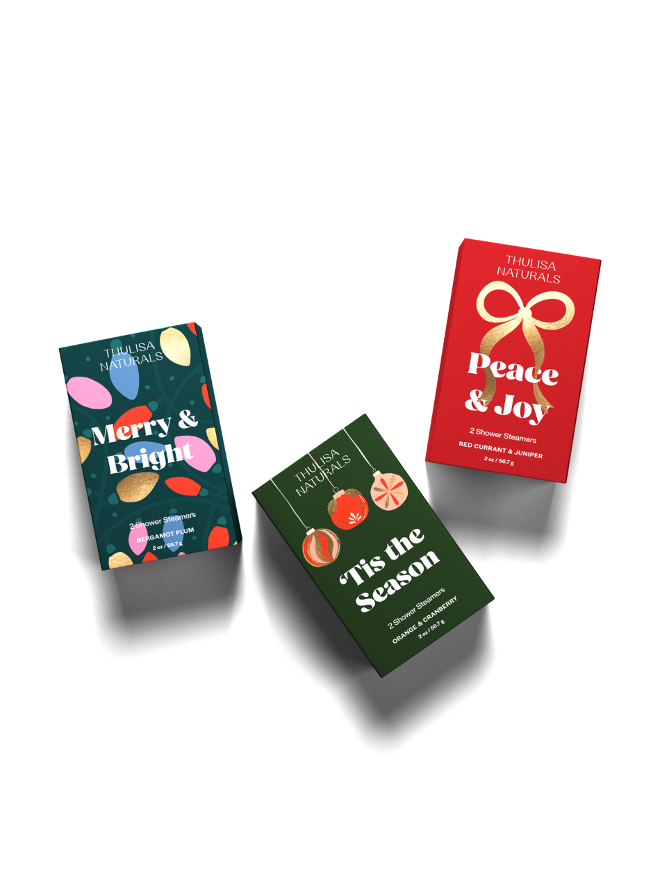 Christmas Orange & Cranberry Shower Steamers  |  Gift Set