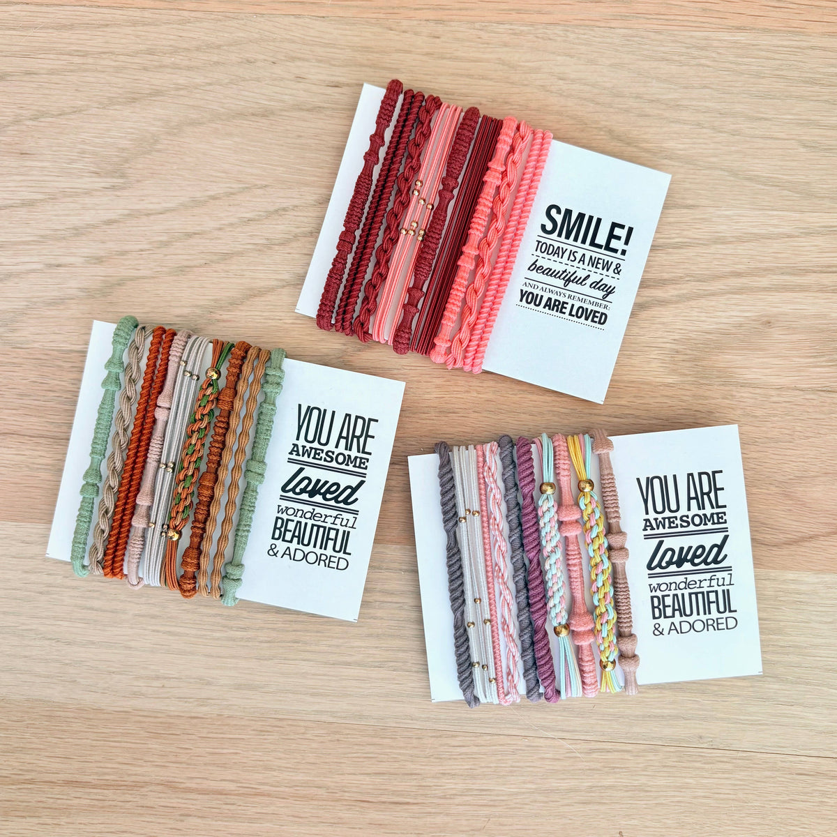 Boho Hair Ties | Pastels