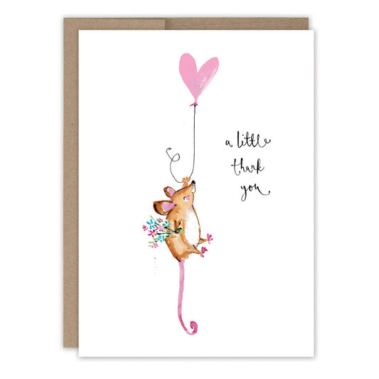 Mouse A Little Thank You Card