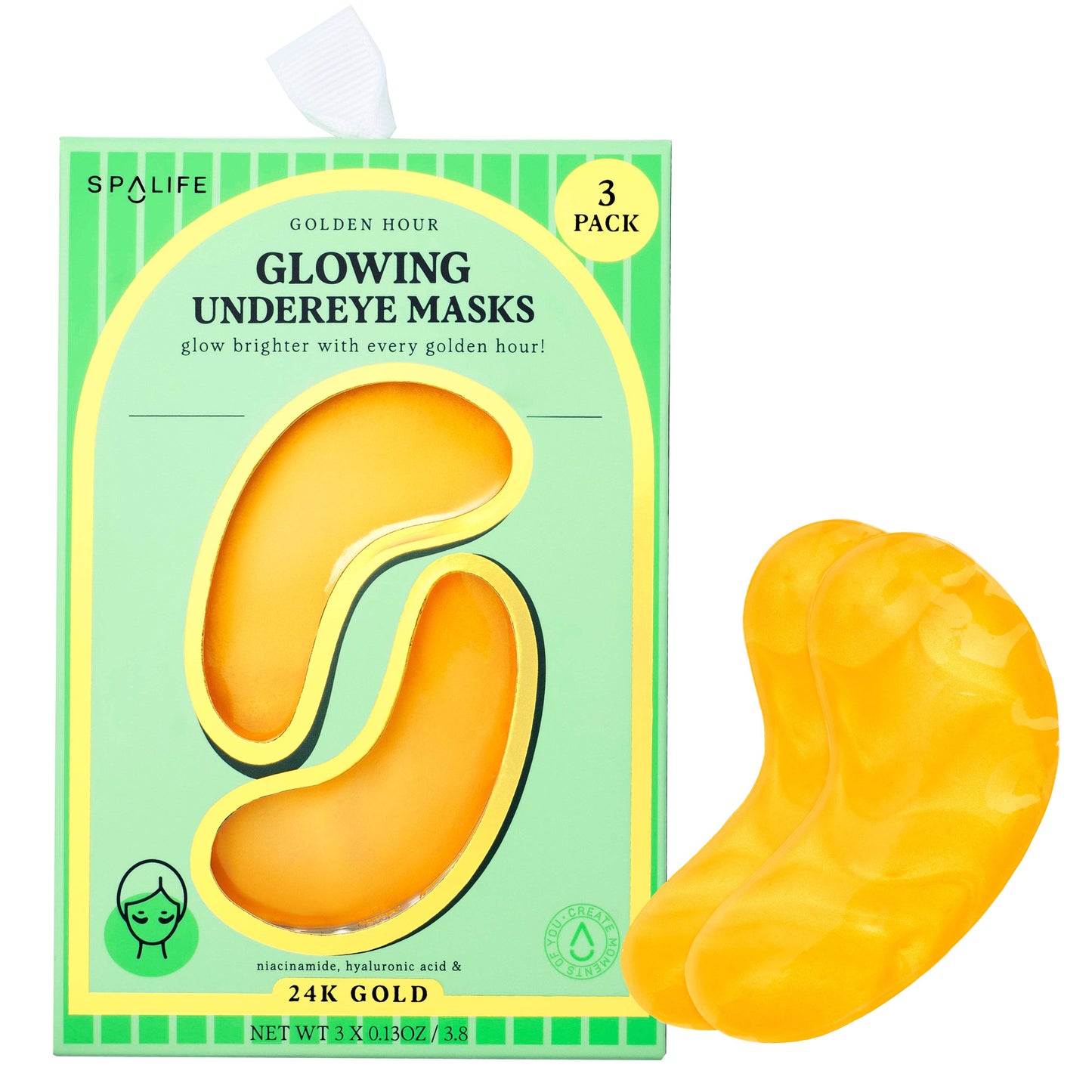Golden Hour Glowing Undereye Masks - 3 Pairs