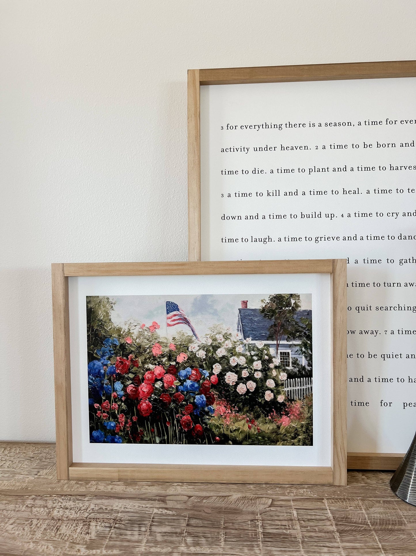 Floral 4th of July | Summer Print, Vintage Inspired Wall Art