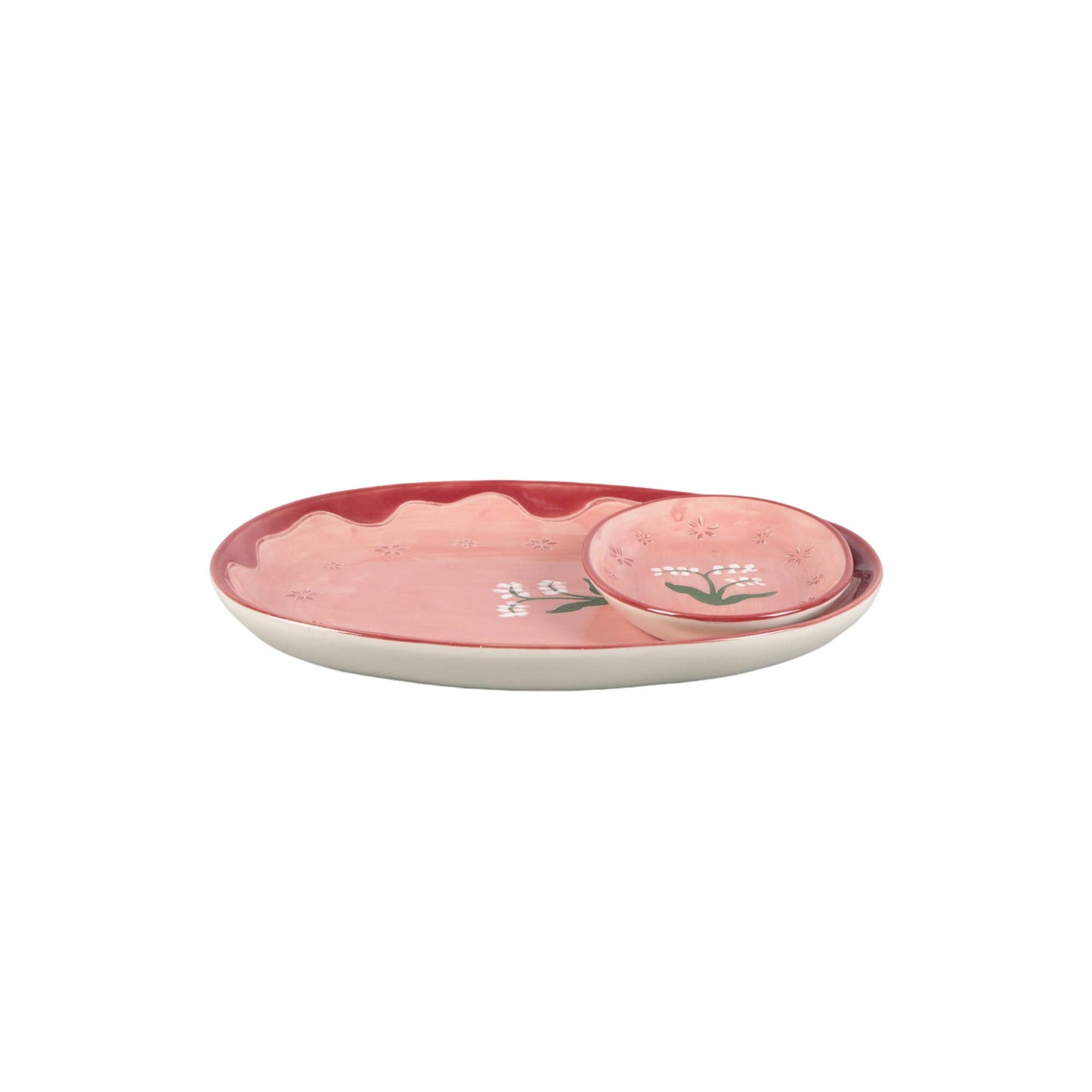 Lily of the Valley Ceramic Trinket Tray