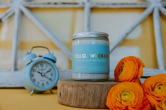 Hello, Weekend Candle